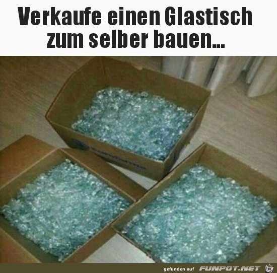 Glastisch-Bausatz