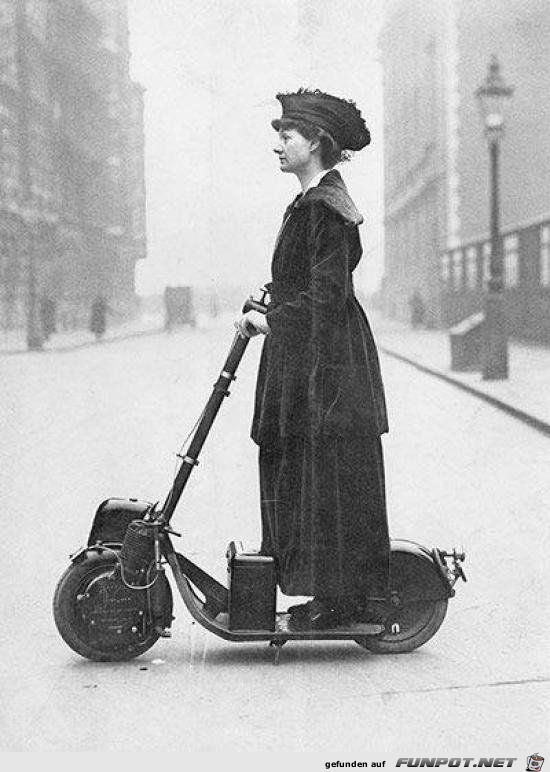 Lady Florence Norman - The worlds first scooter