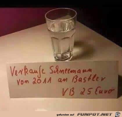 Verkaufe Schneemann Verkaufe Schneemann