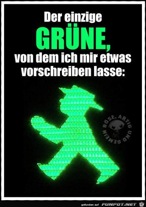 Der einzige Grüne Der einzige Grüne