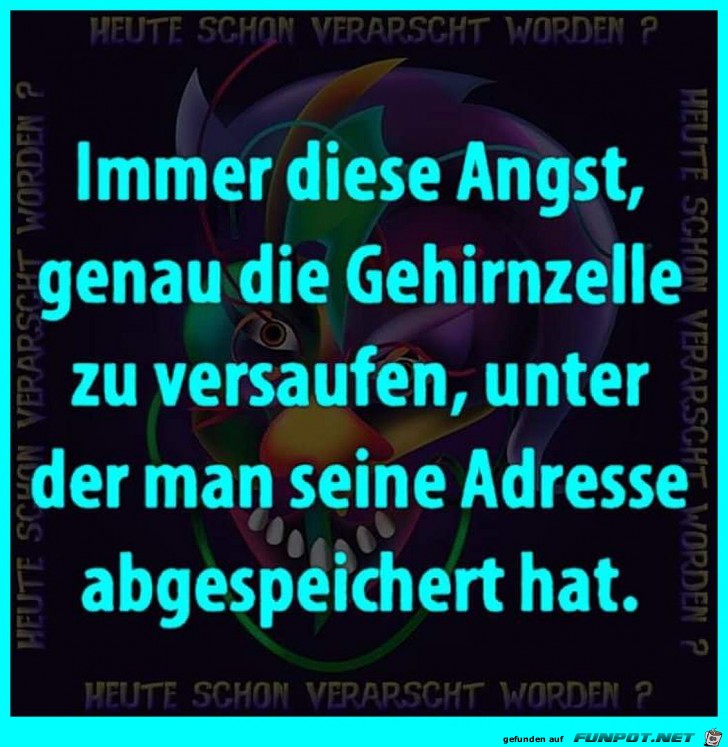 Gehirnzelle versaufen Gehirnzelle versaufen