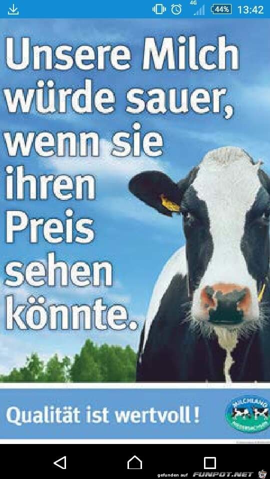 Unsere Milch