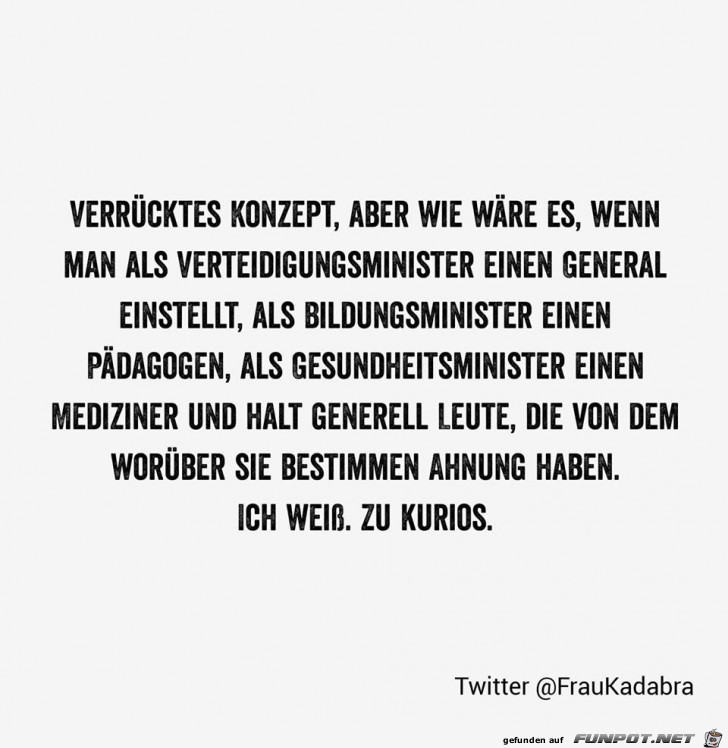 Verrücktes Konzept Verrücktes Konzept