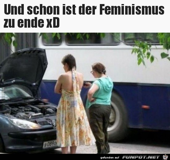 Und schon ist der Feminismus zu Ende