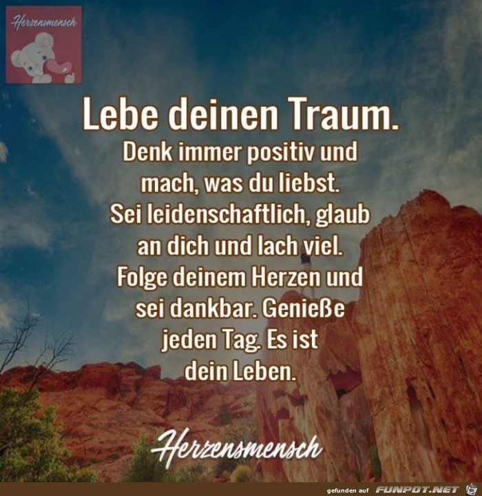 Lebe deinen Traum