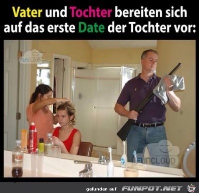 Vater und Tochter