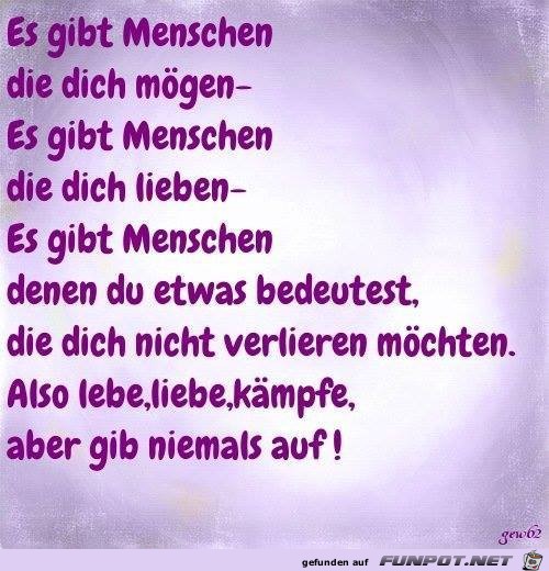 Es gibt Menschen Es gibt Menschen