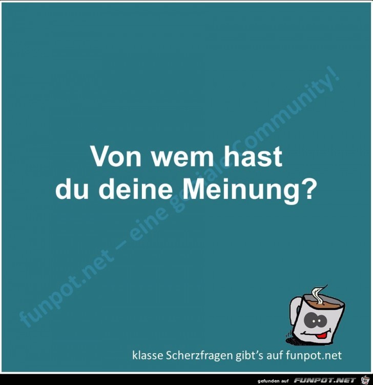 Scherzfrage Scherzfrage