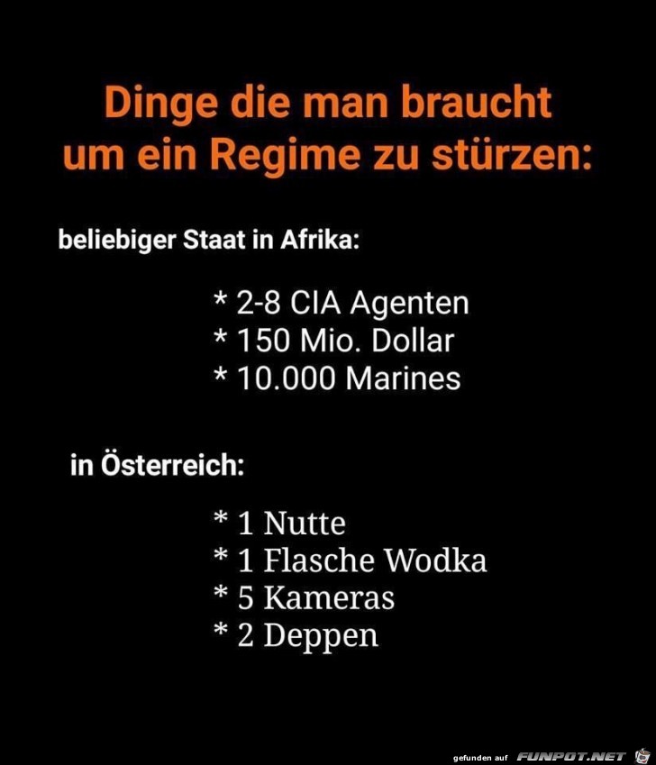 Ein Regime stürzen Ein Regime stürzen