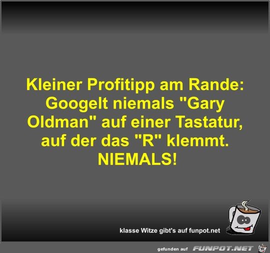 Kleiner Profitipp am Rande