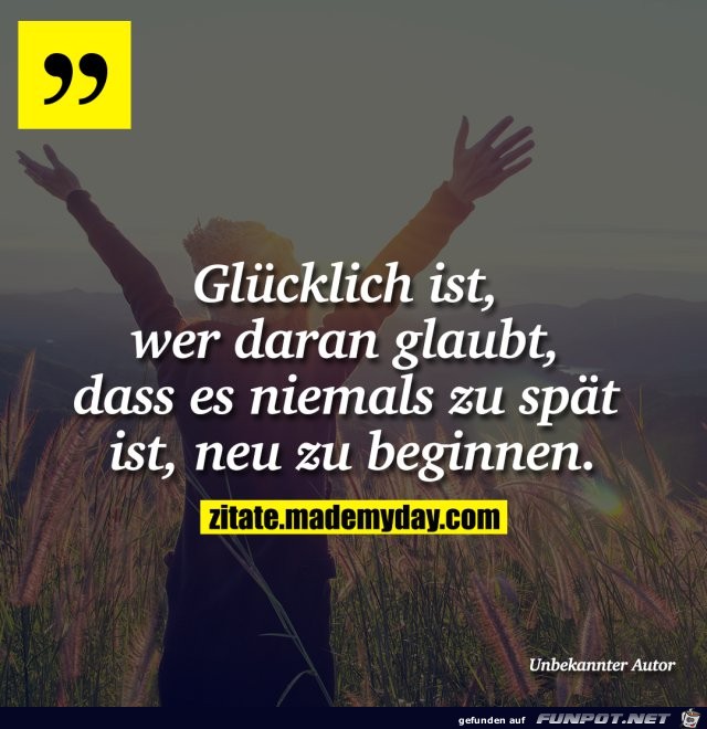 gluecklich ist gluecklich ist