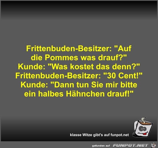 Frittenbuden-Besitzer Frittenbuden-Besitzer