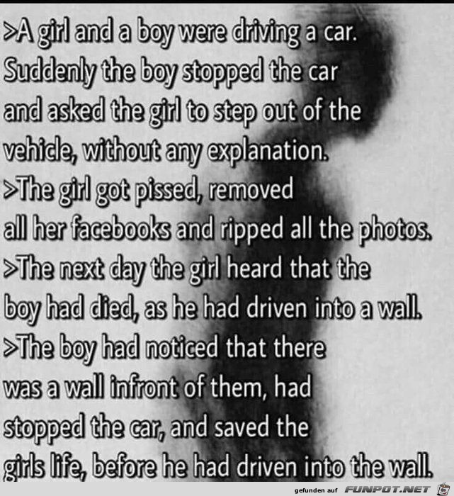 A girl and a boy were driving a car