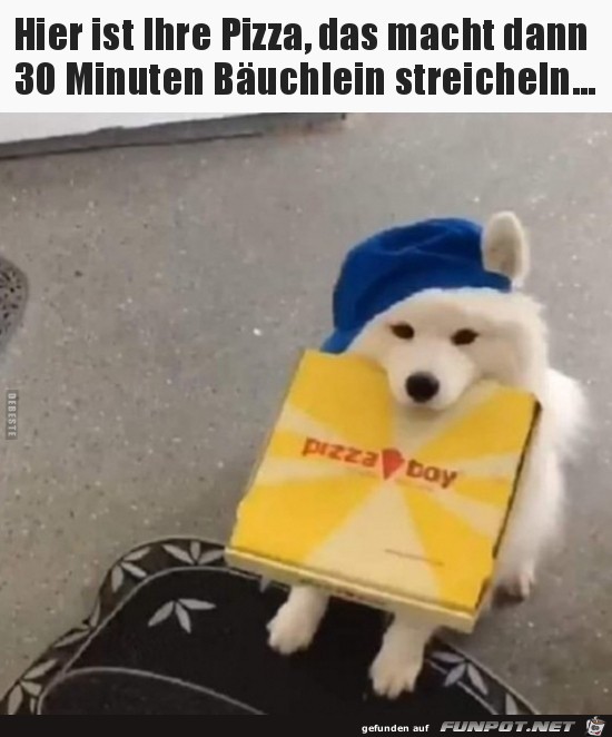 Pizza-Hund