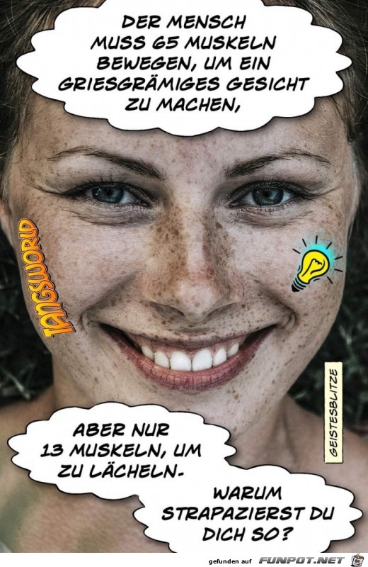man muss 65 Muskeln man muss 65 Muskeln