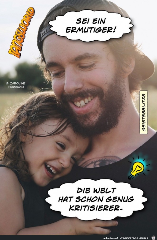 sei ein ermutiger sei ein ermutiger