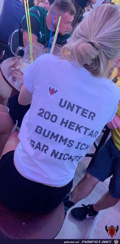 Unter 200 Hektar Unter 200 Hektar