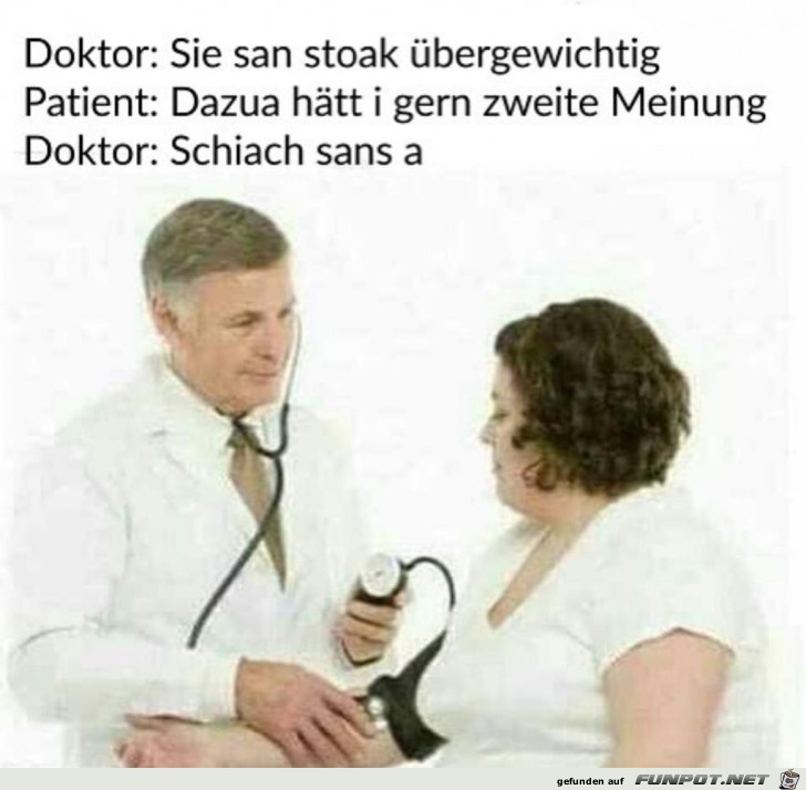 Stark bergewichtig