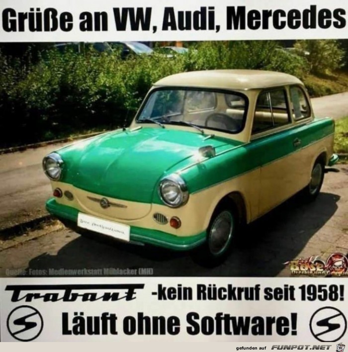 PGrüße an VW Audi und Mercedes PGrüße an VW Audi und Mercedes