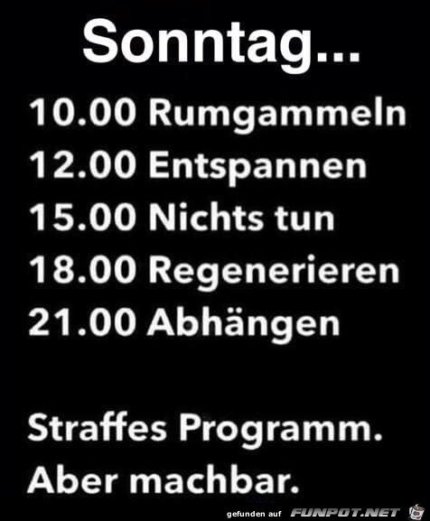 Sonntag Sonntag