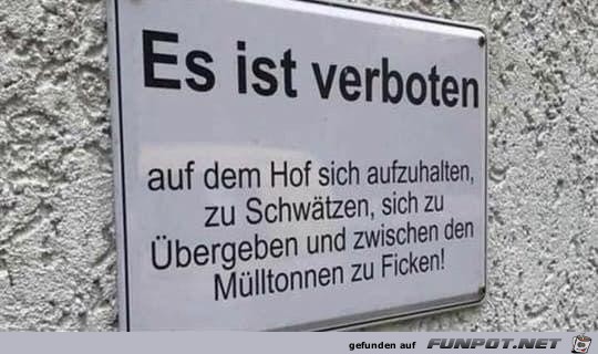 verboten verboten