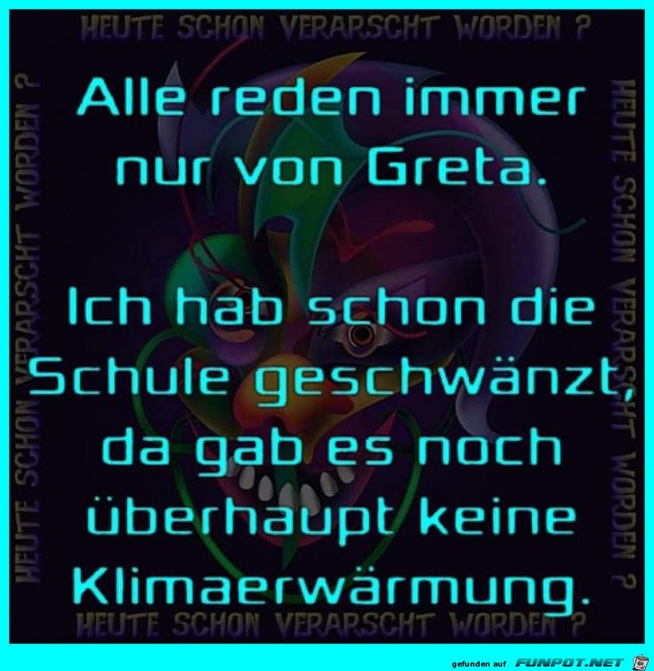 Alle reden von Greta