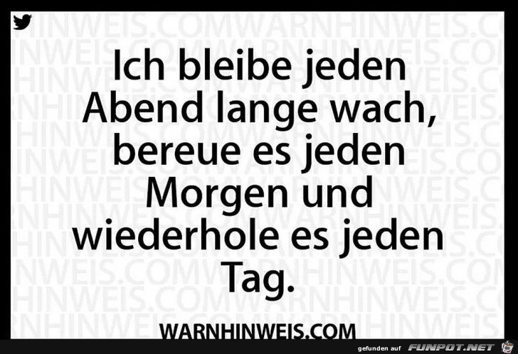 Lange wach bleiben Lange wach bleiben