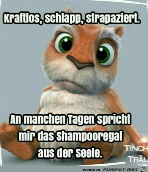 kraftlos schlapp strapaziert