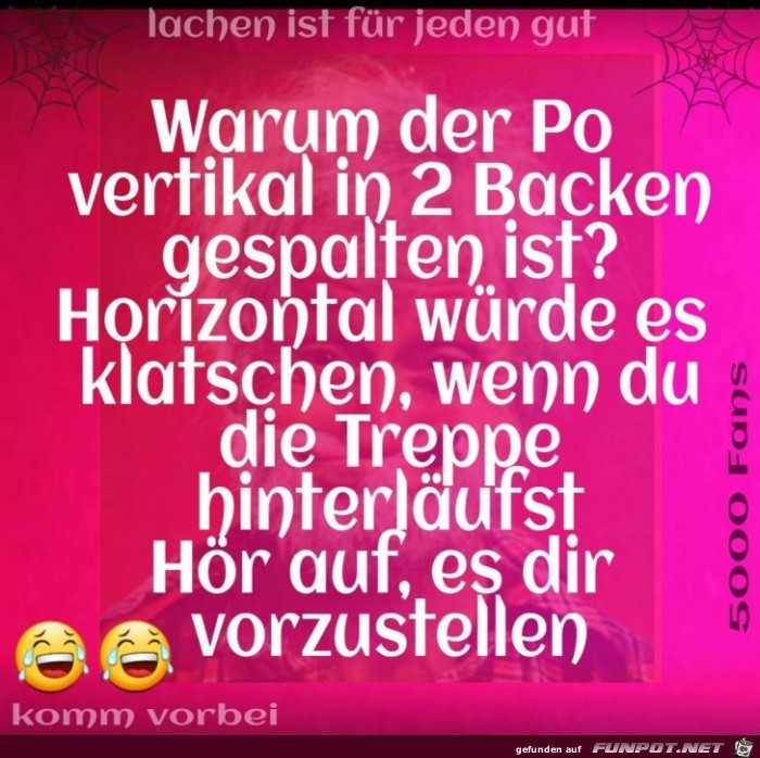 Der Po hat zwei Backen Der Po hat zwei Backen