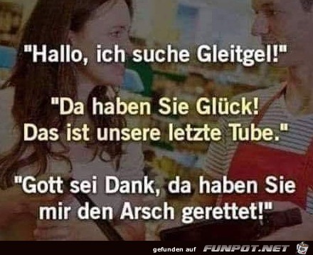Gerettet Gerettet