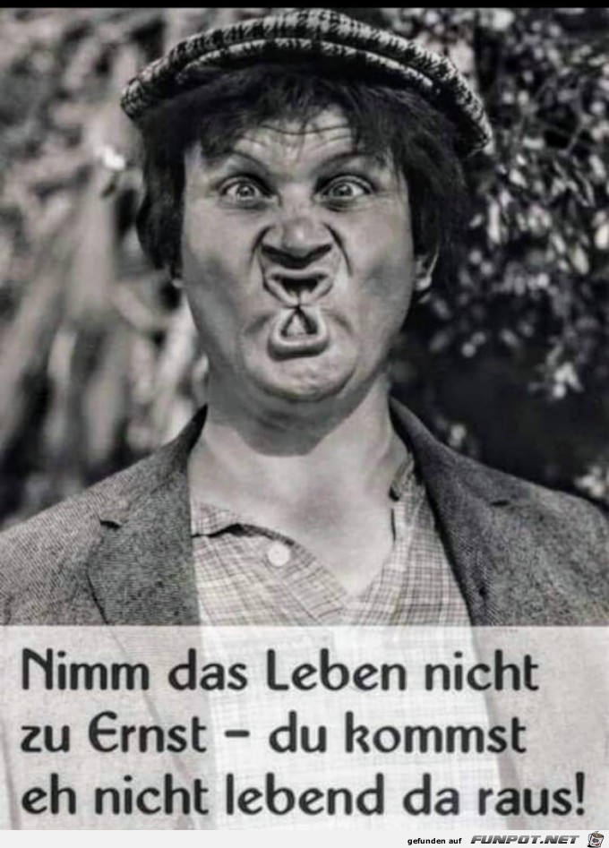 Nimms nicht so ernst