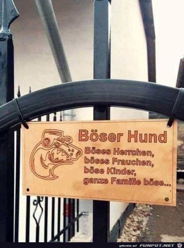 Lustiges Schild