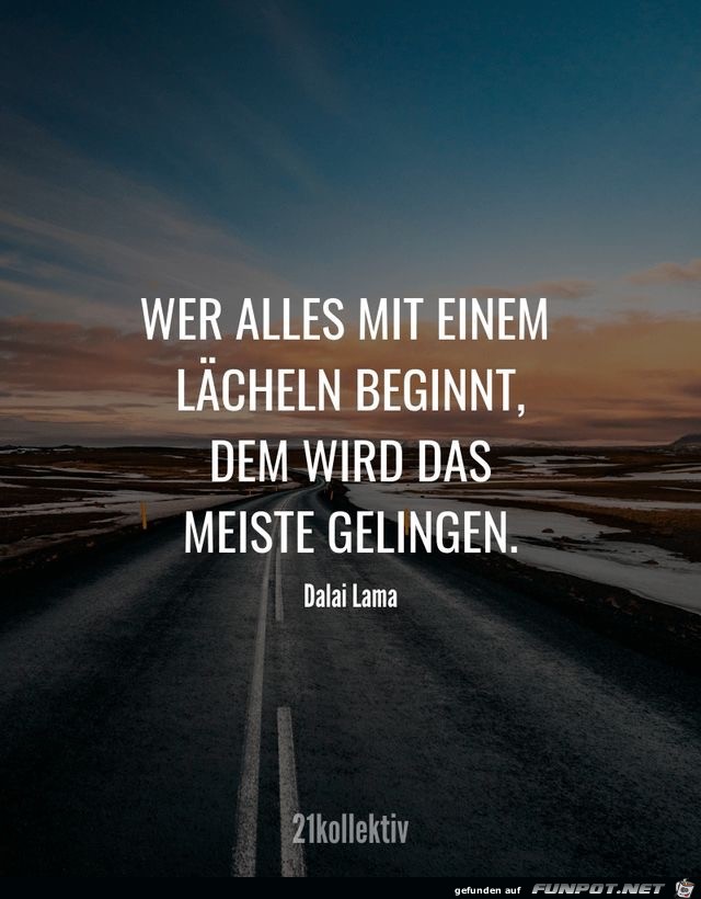 wer alles mit einem laecheln