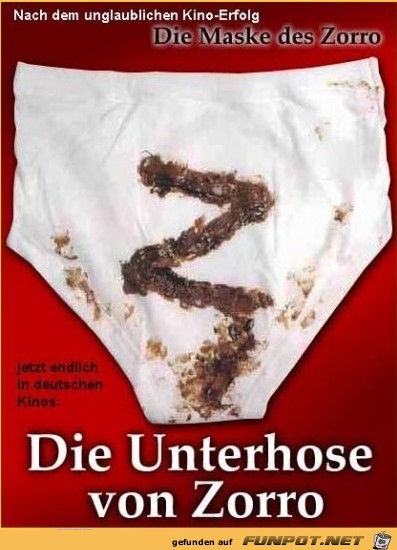 Zorros Unterhose