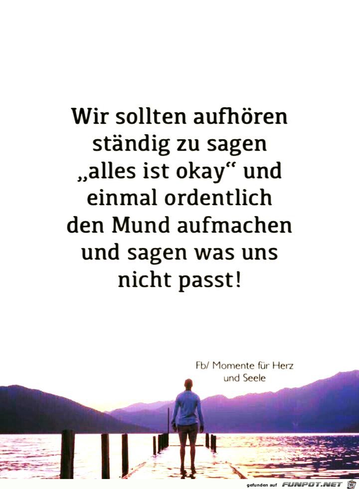 Wir sollten aufhoeren zu sagen Wir sollten aufhoeren zu sagen