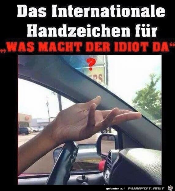 Klasse Handzeichen