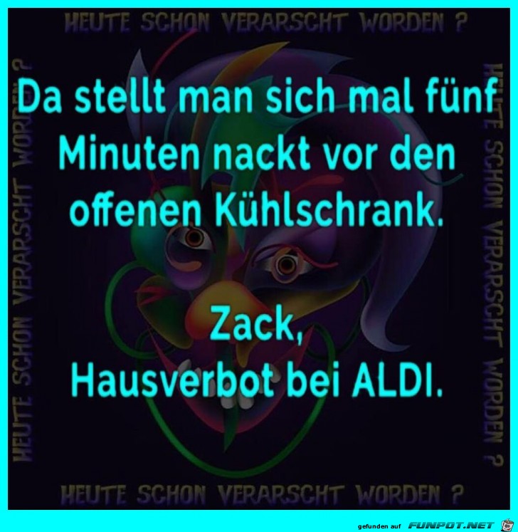 5 Minuten vor dem Kühlschrank 5 Minuten vor dem Kühlschrank