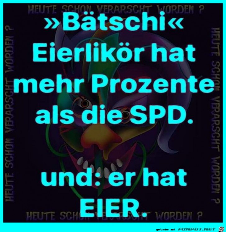 Vergleich Eierlikör und SPD Vergleich Eierlikör und SPD