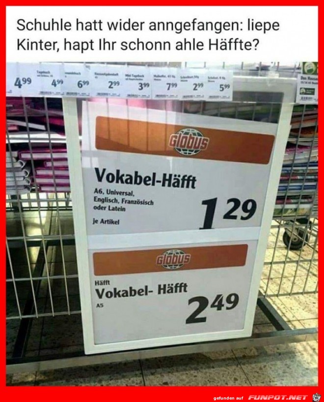 Schule geht wieder los Schule geht wieder los