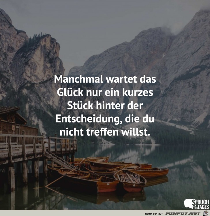 manchmal wartet das Glueck manchmal wartet das Glueck