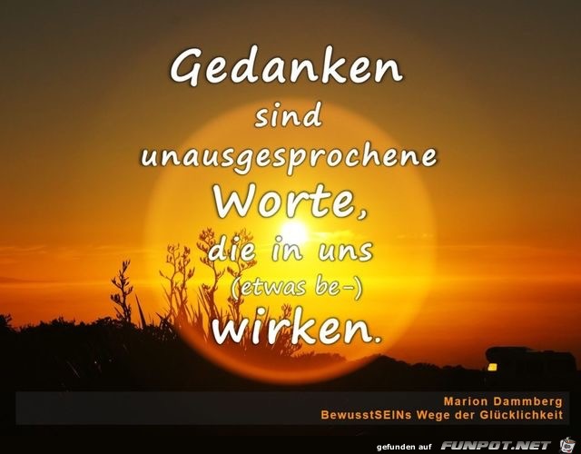 Gedanken sind Gedanken sind