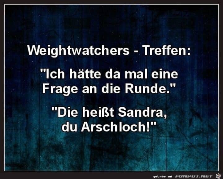 Weightwatchers-Treffen...