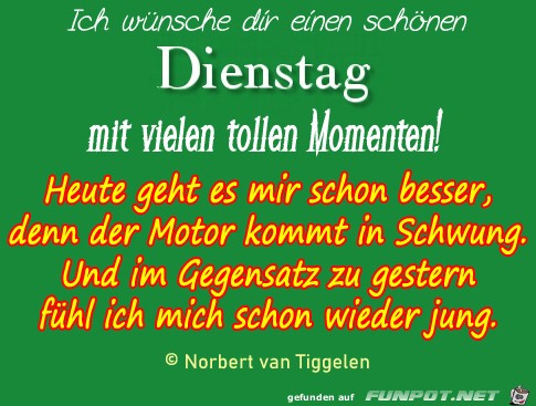Dienstagsgruß 2019 Dienstagsgruß 2019