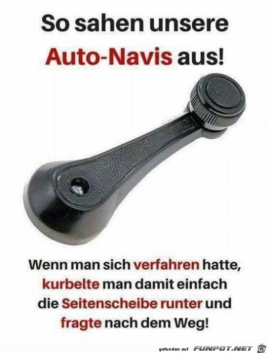 Auto-Navis damals