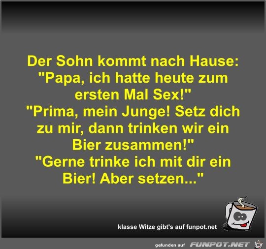 Der Sohn kommt nach Hause Der Sohn kommt nach Hause