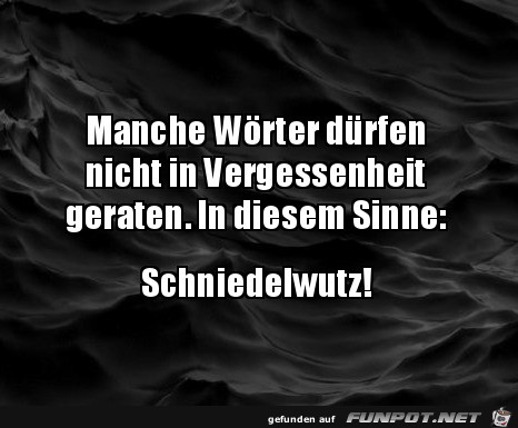 Manche Wörter Manche Wörter