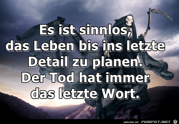 das letzte Wort