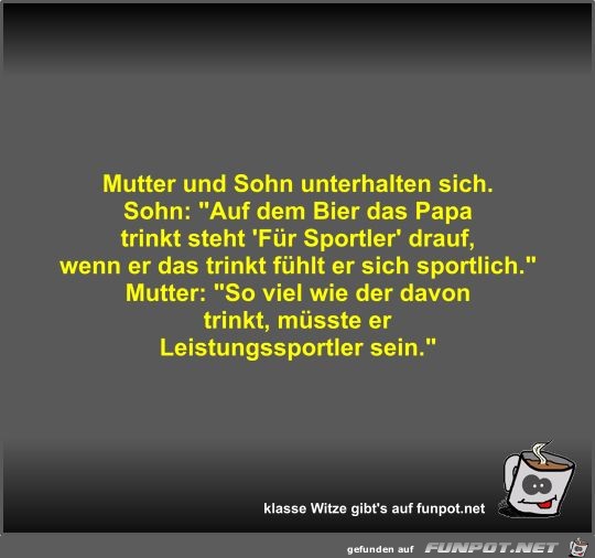 Mutter und Sohn unterhalten sich