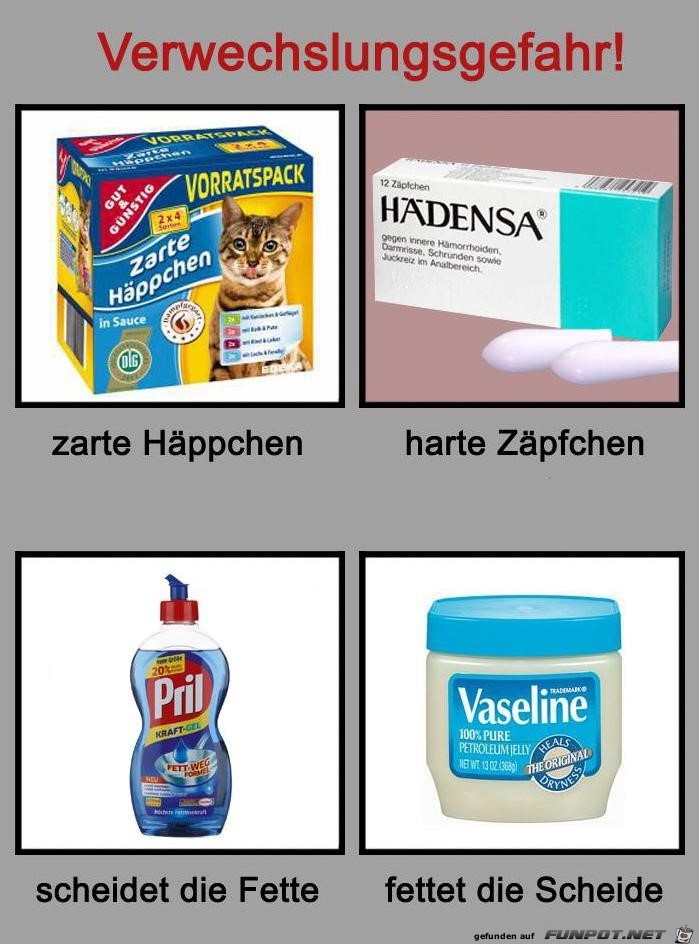 Verwechslungsgefahr auf ein Neues Verwechslungsgefahr auf ein Neues