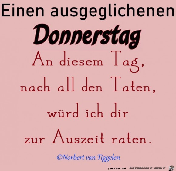Donnerstagsgruß 2019 - 2 Donnerstagsgruß 2019 - 2
